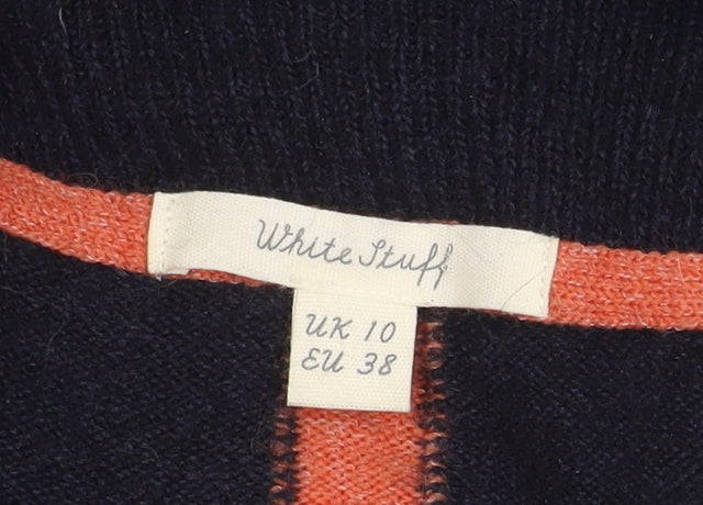 White Stuff Women's Blue Tunic Jumper Size 10