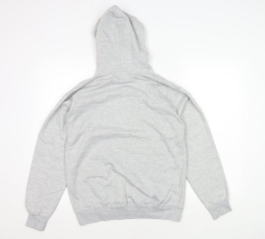 PrettyLittleThing Women's Grey Friends Pullover Hoodie Size S