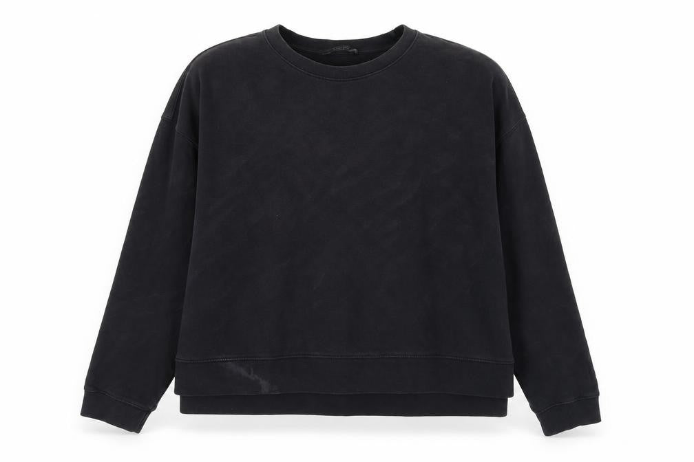 Unisex Adults UK M Relaxed AllSaints Black Pullover Sweatshirt