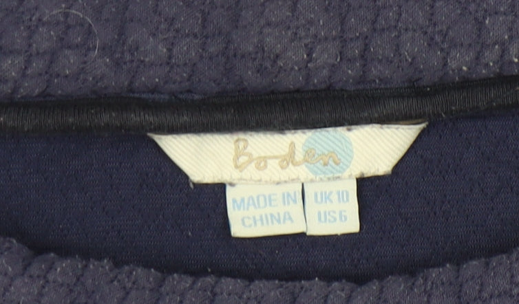 Boden Women's Blue Knit Top Size 10