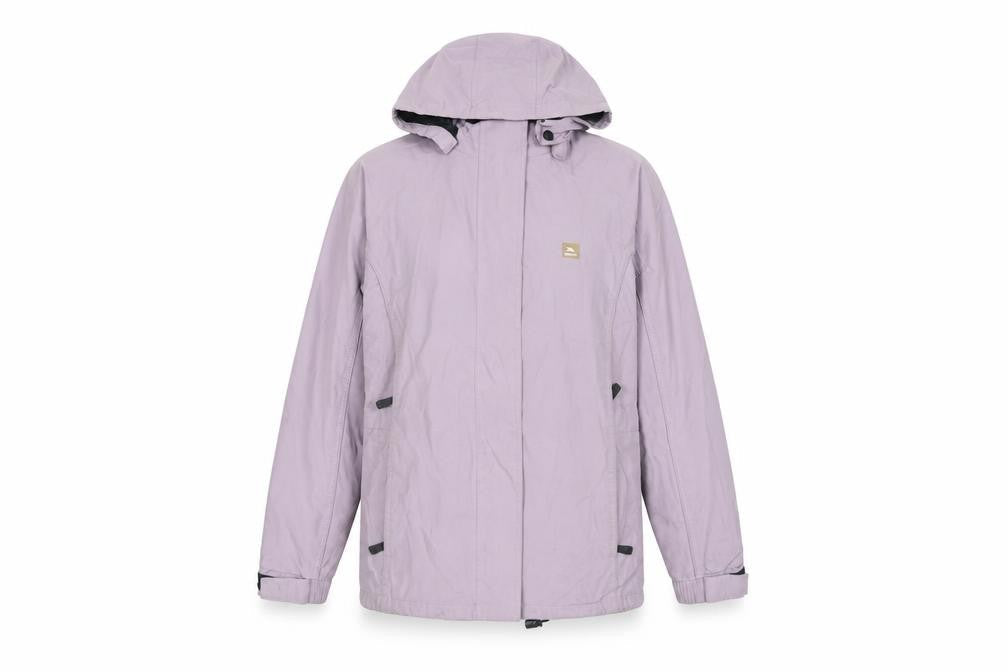 Womens UK Size L Regular Trespass Purple Polyester Blend Jacket