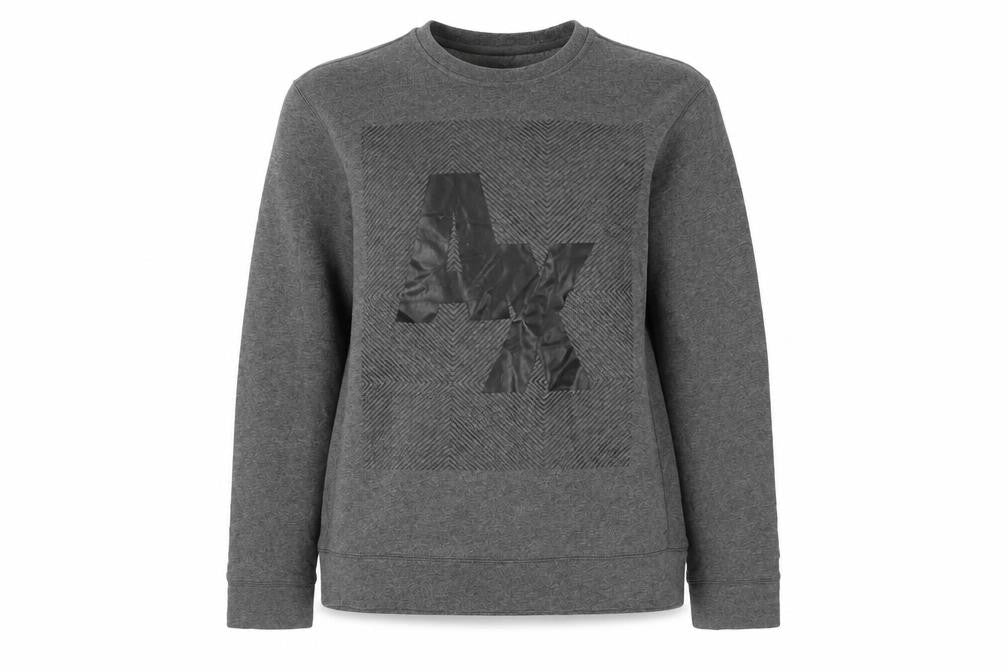 Unisex Adults UK XS Regular Armani Exchange Grey  Sweatshirt