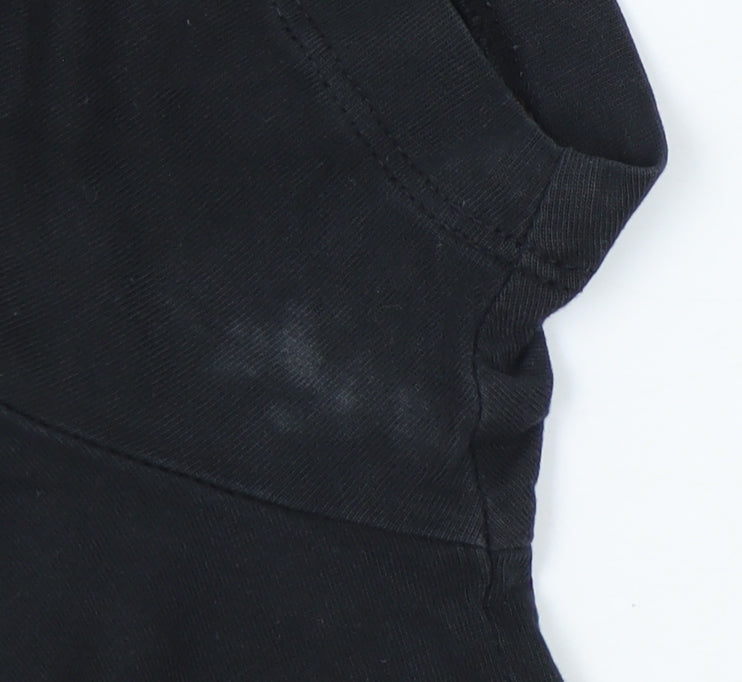 Jack & Jones Men’s Black Graphic T-Shirt Medium