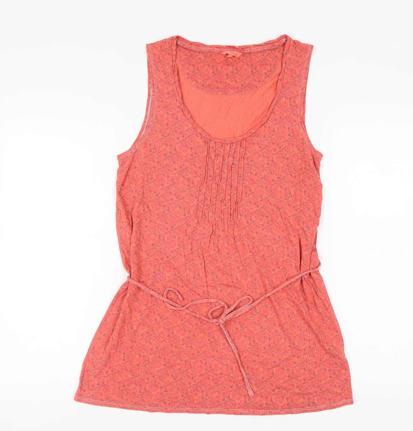 Womens UK Size 14 White Stuff Red Cotton Blend Tank