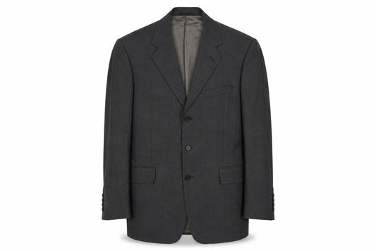 Mens 40 Chest Regular Austin Reed Grey Three-Button Blazer