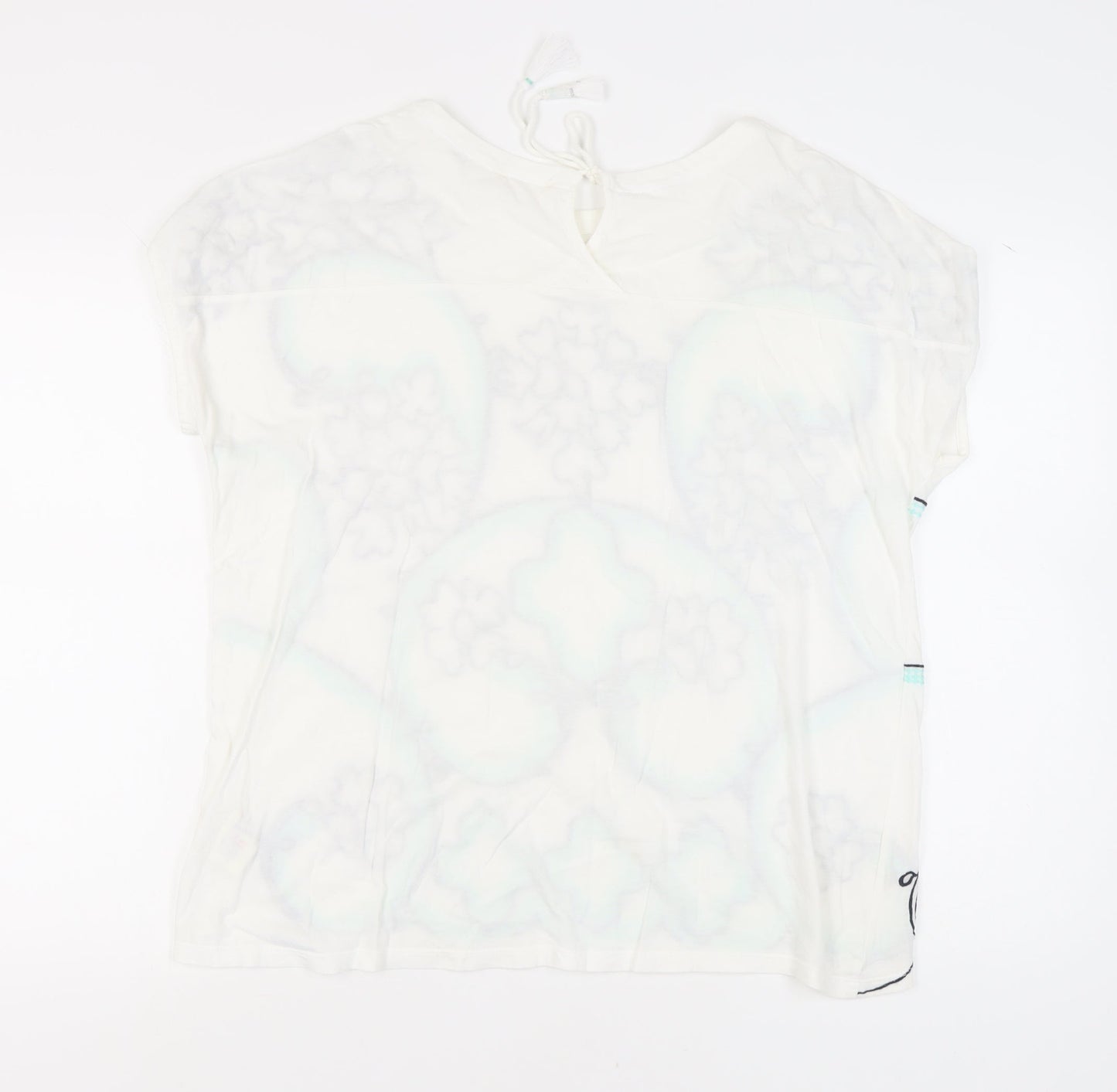 White Stuff Women's Embroidered Blouse, Size 18