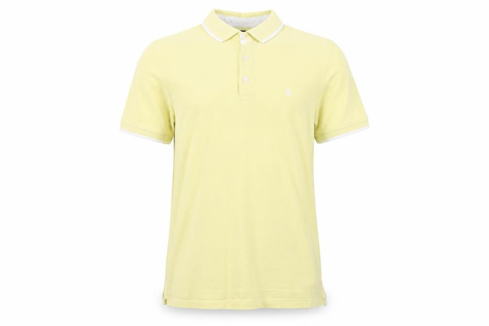 Jack & Jones Yellow Men's Polo Shirt - Medium