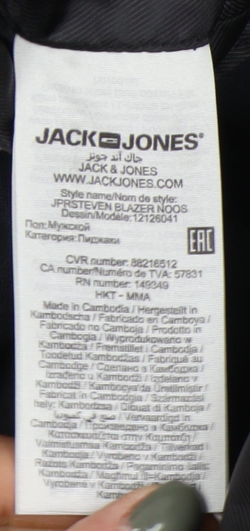 Jack & Jones Men's Blue Blazer UK 38 Formal Jacket