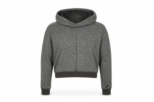 Womens UK S Regular Nike Grey Hoodie Hoodie