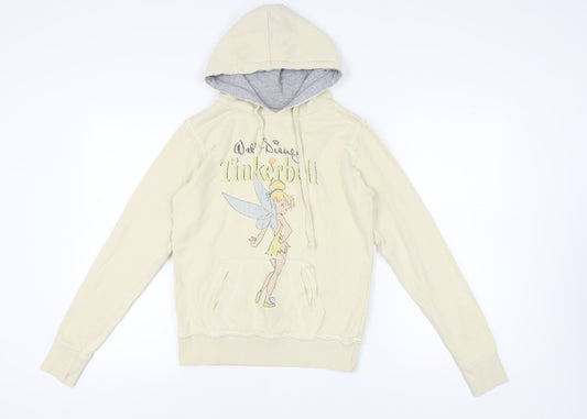 Disney Women’s Beige Tinkerbell Pullover Hoodie M