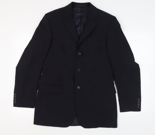 Moss Men's Blue Blazer 38L