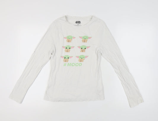 Star Wars Unisex White Long Sleeve T-Shirt 2XS