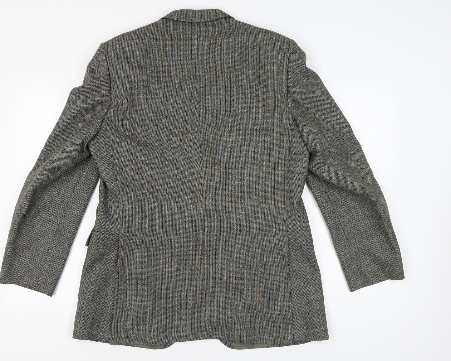 Dunn & Co. Men's Grey Check Blazer, Formal Jacket 42R