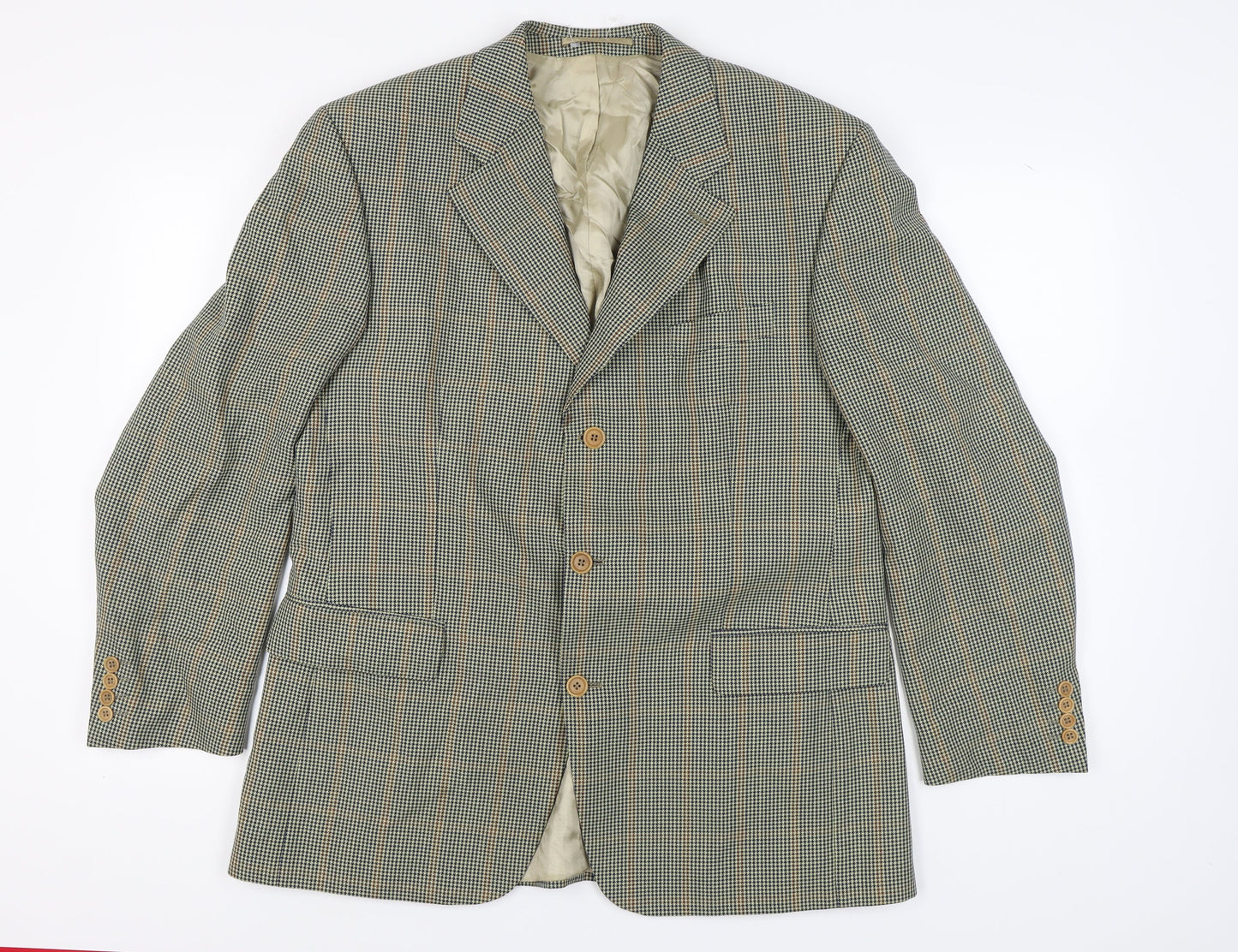 Lino Vierra Men's Multicoloured Check Blazer UK 42