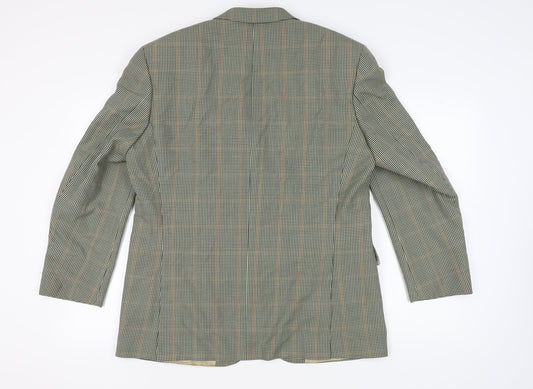 Lino Vierra Men's Multicoloured Check Blazer UK 42