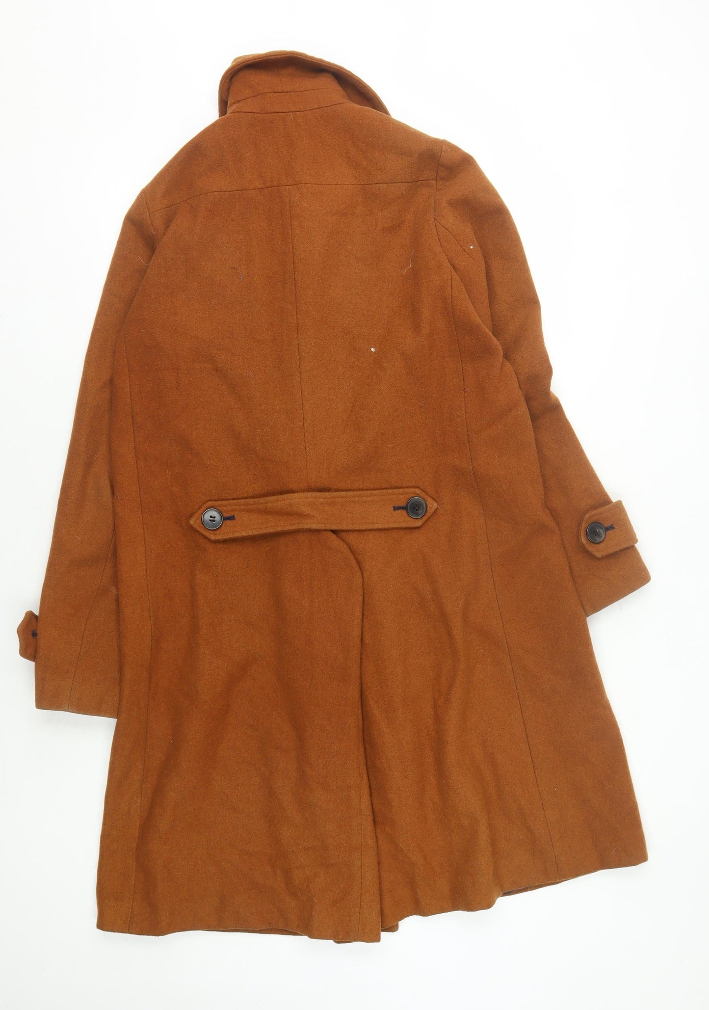 ASOS Women's Brown Wool Pea Coat Size 8