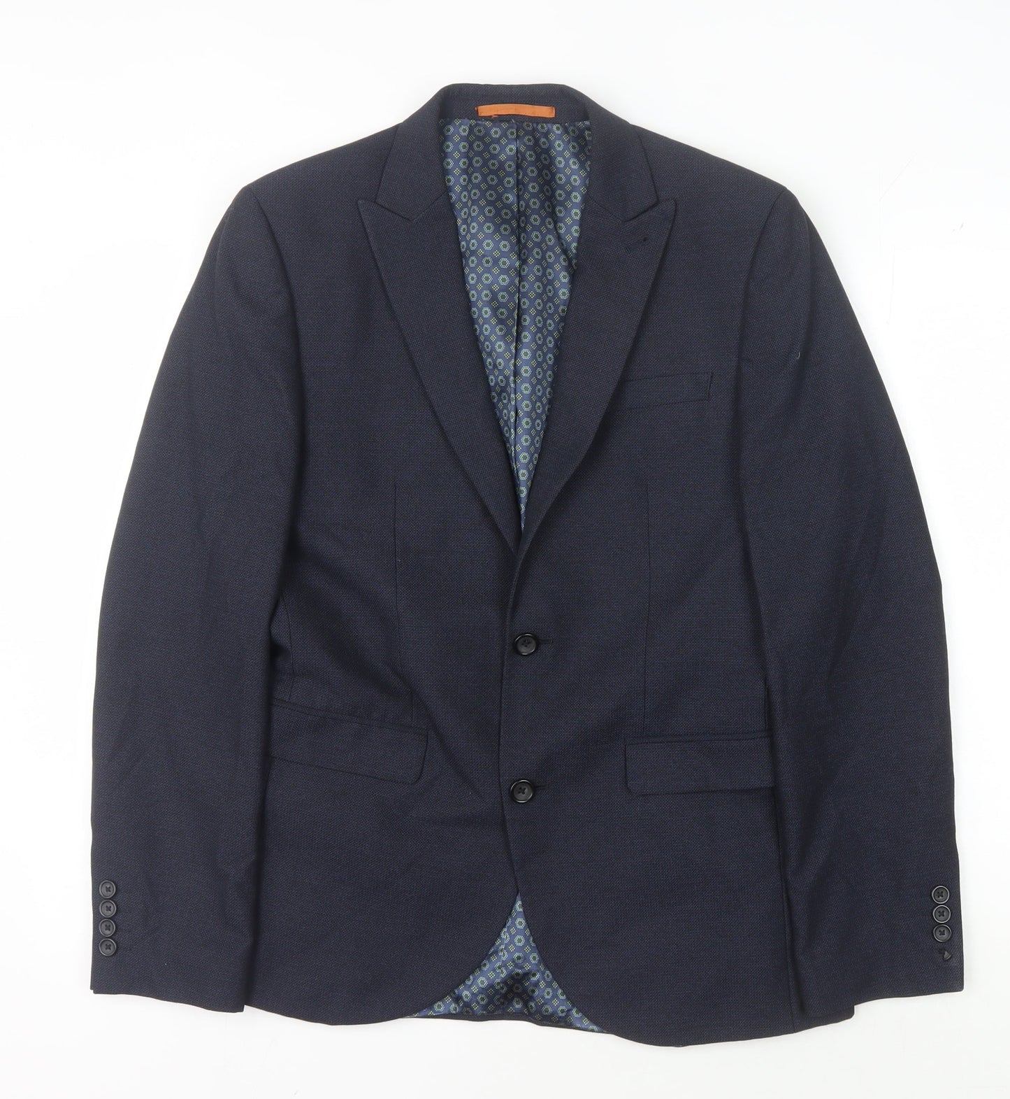 Next Men's Blue Formal Suit Jacket 38R