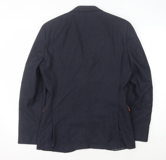 Next Men's Blue Formal Suit Jacket 38R