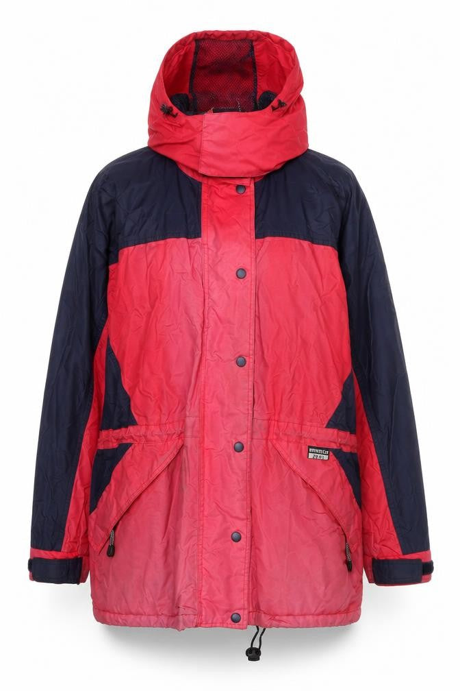 Eleven Women's Red Blue Windbreaker Jacket Size 14