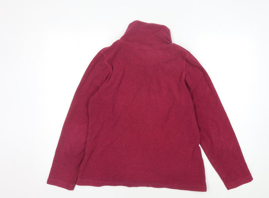 Mountain Warehouse Women's Red Fleece Sweatshirt Size 12
