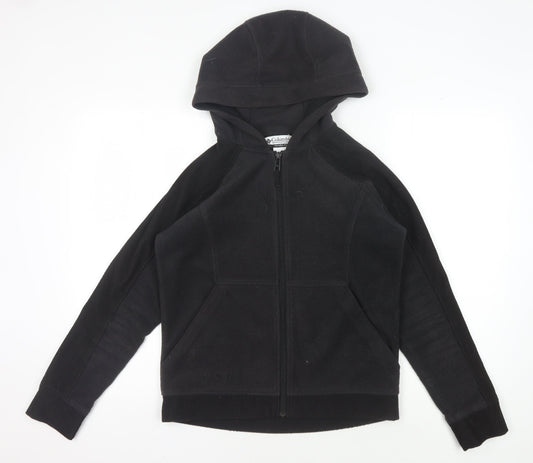 Columbia Women's Black Fleece Jacket M Hooded