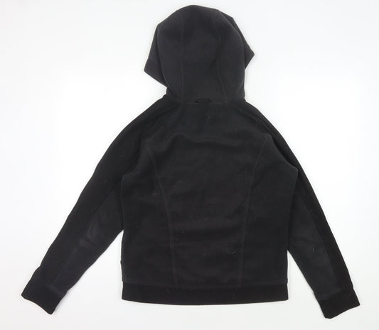 Columbia Women's Black Fleece Jacket M Hooded