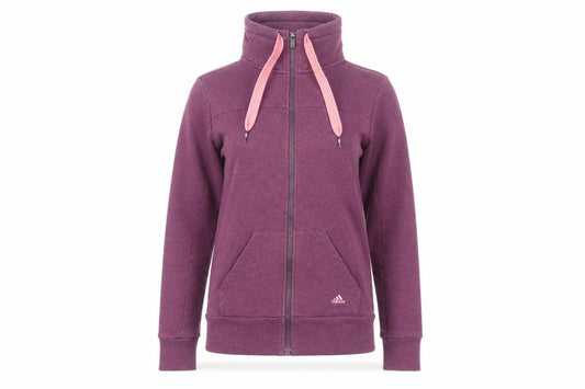 Womens UK XS Regular adidas Purple Full Zip Sweatshirt