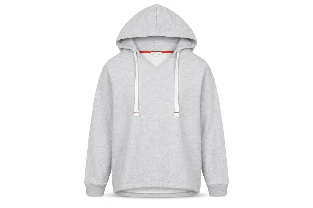 Womens UK S Regular Boden Grey Pullover Hoodie