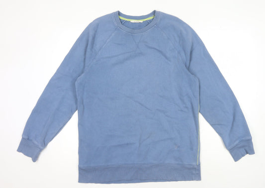 White Stuff Blue Unisex Sweatshirt M Crew Neck