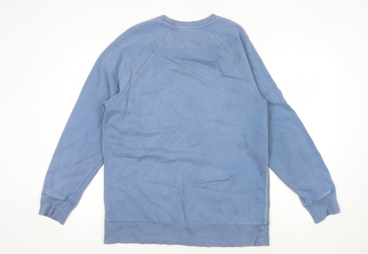 White Stuff Blue Unisex Sweatshirt M Crew Neck