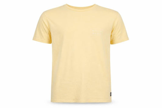 Mens UK Size S Billabong Yellow  Cotton T-Shirt