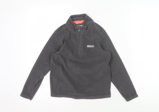 Regatta Girls Grey Fleece Pullover Sweatshirt 8 Years