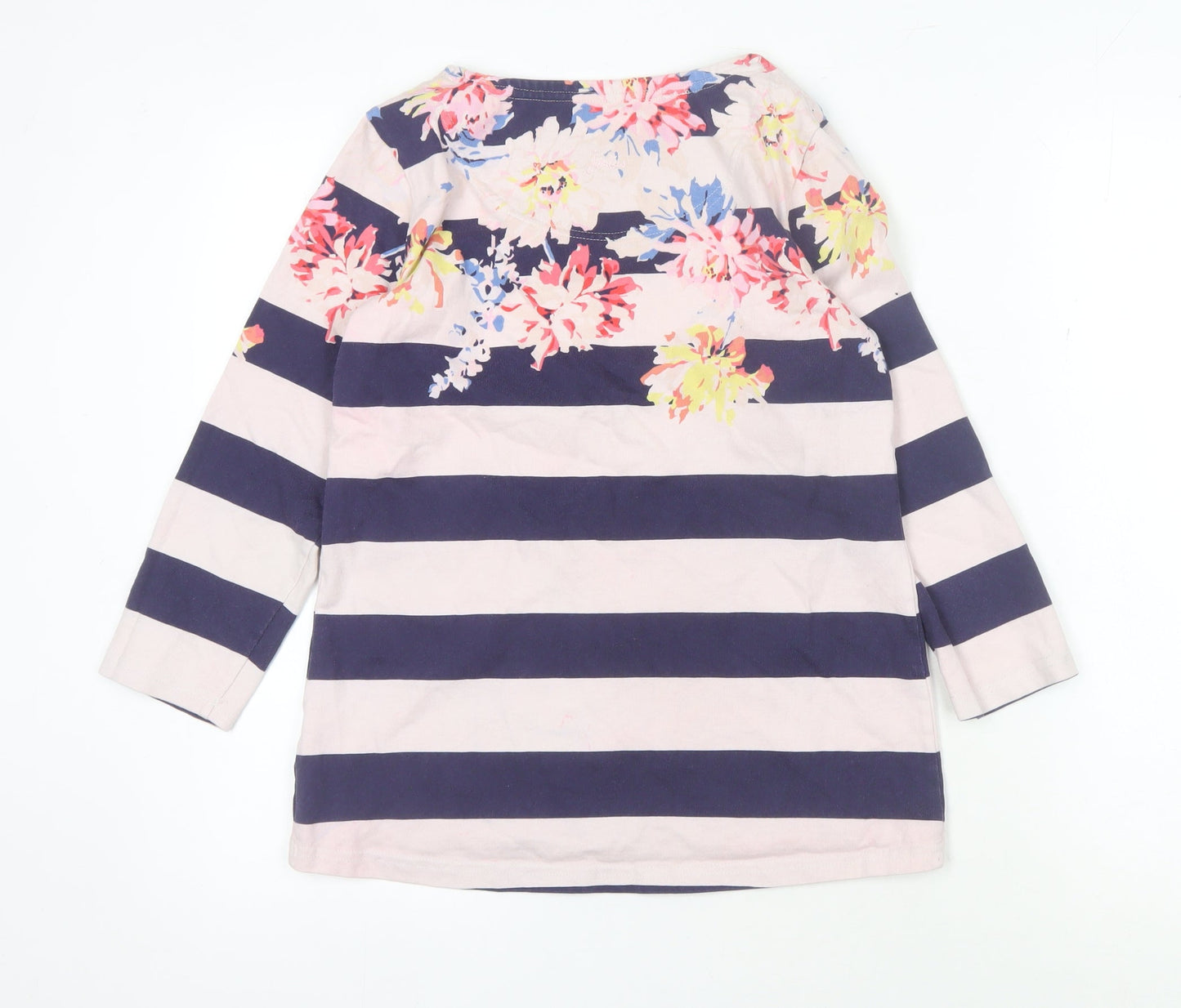 Joules Women's Multicoloured Stripe T-Shirt Size 10