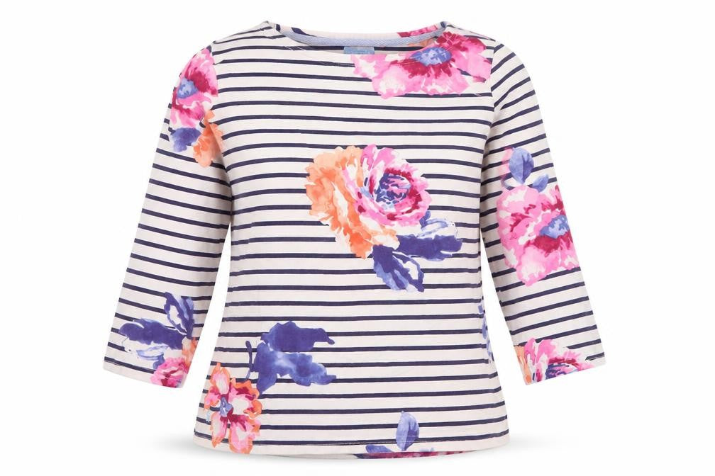 Womens UK Size 10 Joules Multicoloured Cotton T-Shirt