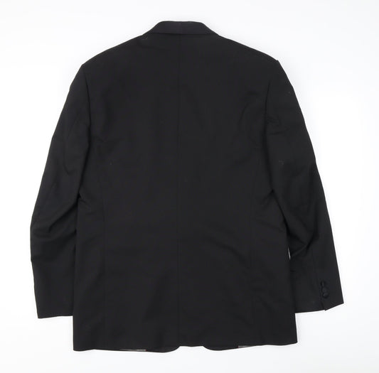 Armando Men's Black Tuxedo Blazer 40 Single-Breasted