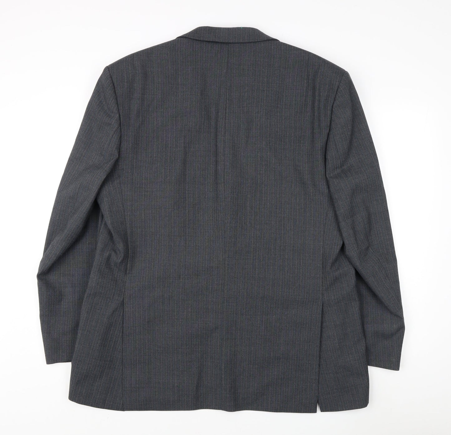 BHS Men's Grey Regular Fit Suit Jacket 44R
