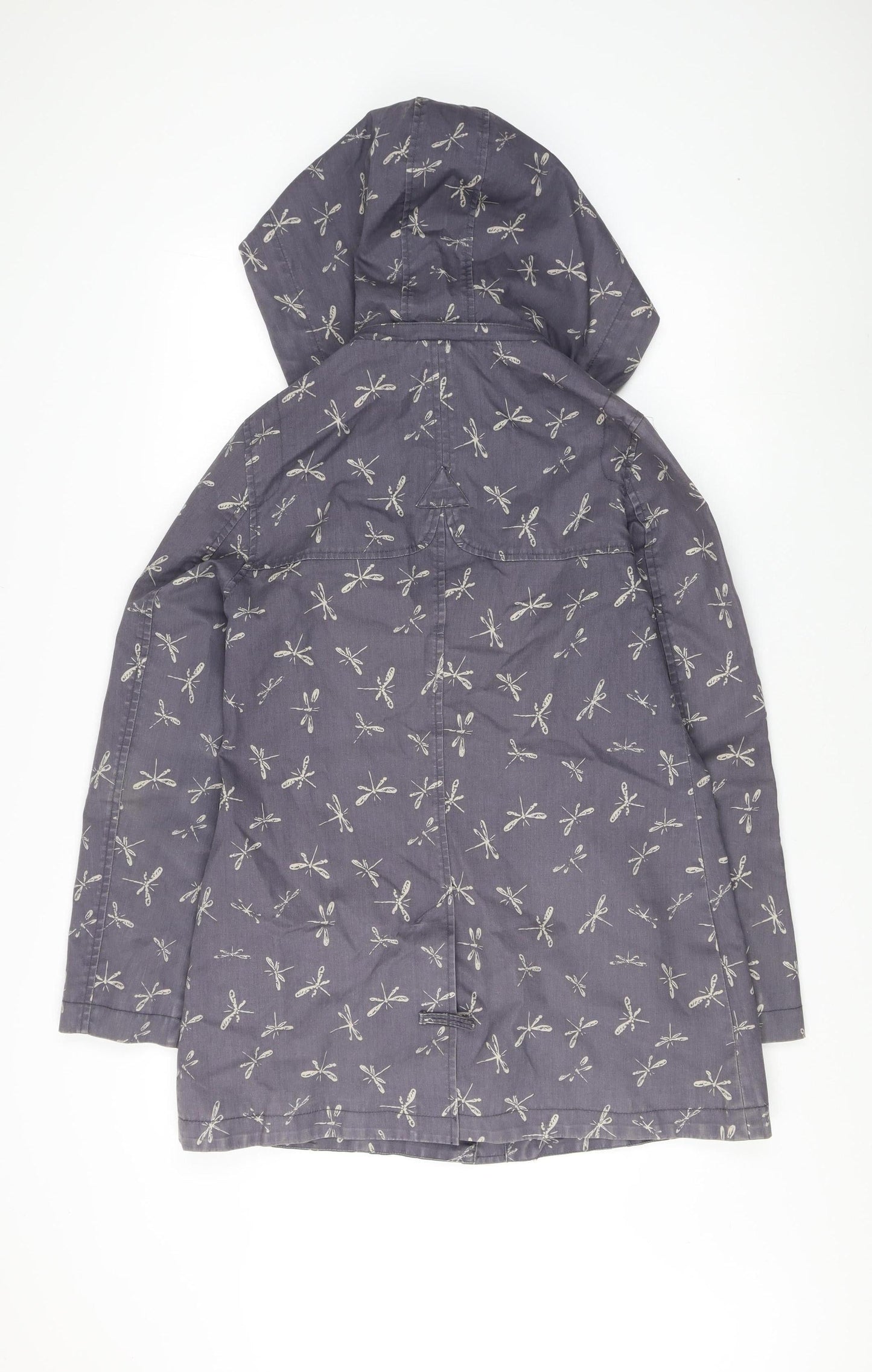 White Stuff Women's Grey Rain Coat Jacket, Size 10