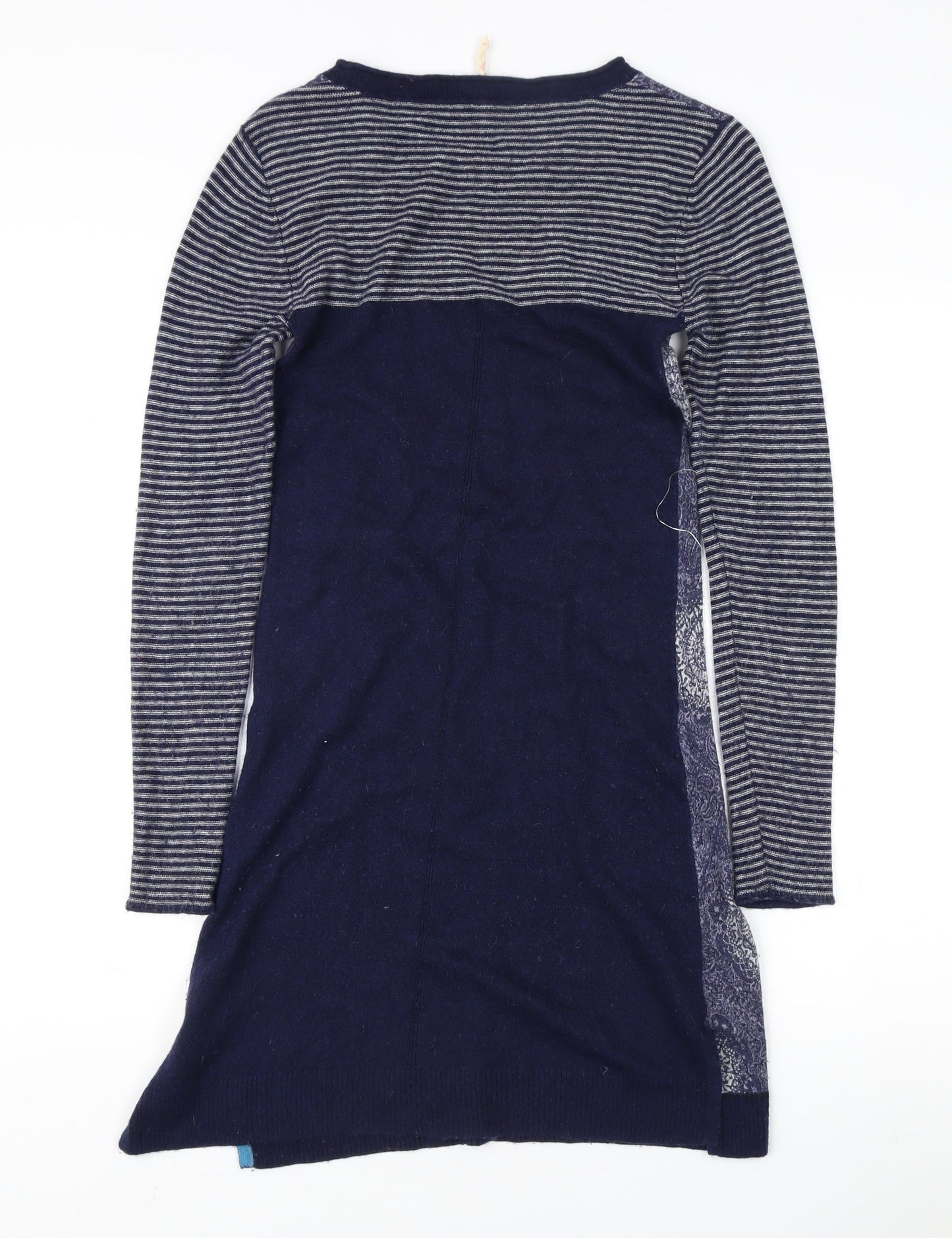 White Stuff Women's Blue Paisley Tunic Jumper Size 8