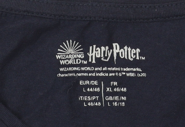Harry Potter Unisex Black Long Sleeve T-Shirt L