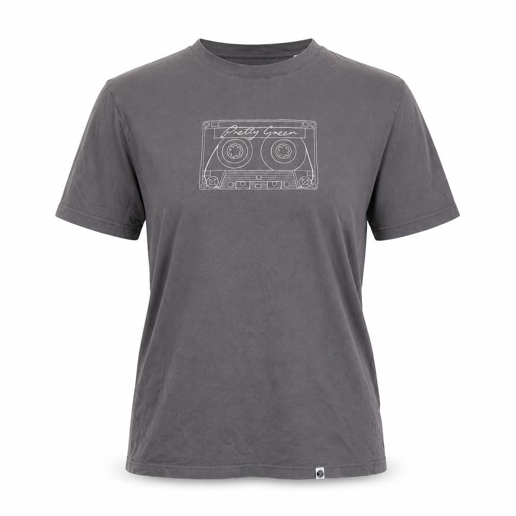 Pretty Green Grey T-Shirt M Music Graphic Unisex Casual