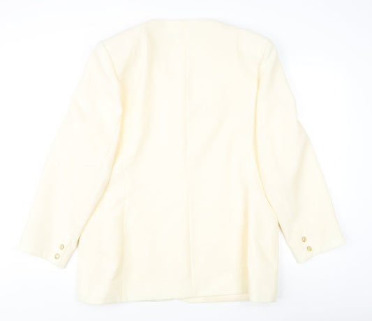 Canda Women’s Ivory Blazer, Size 20, Business Wear