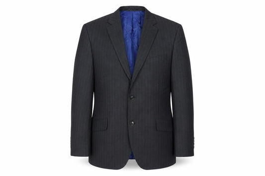 Mens 42 Chest Regular Austin Reed Black Two-Button Blazer