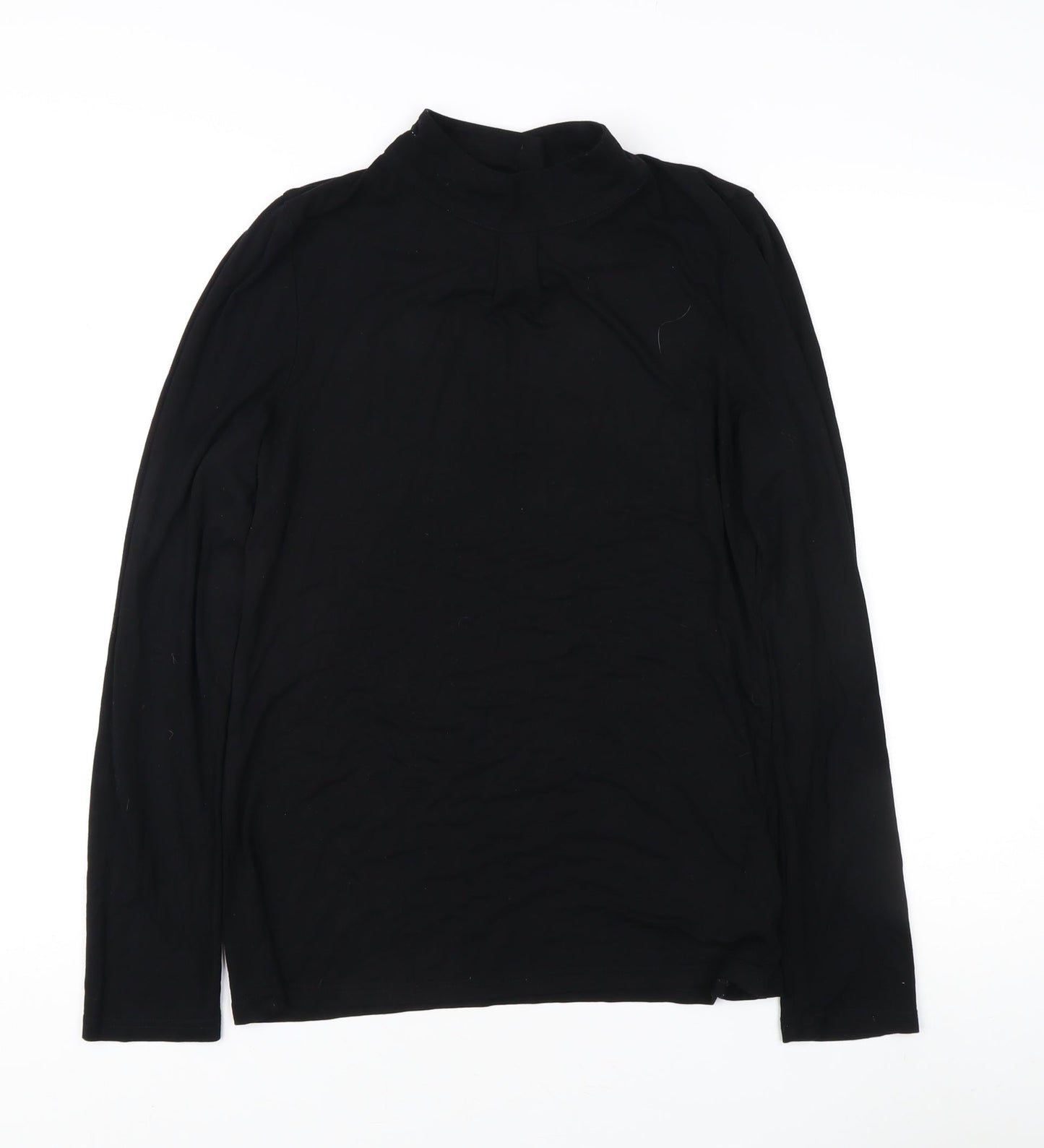 Oasis Women's Black Long Sleeve Top, Size L