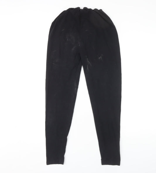 F.R.I.E.N.D.S Women's Black Ankle Leggings Size 12-14