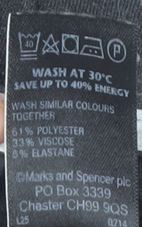 Marks and Spencer Women's Black Trousers UK 14