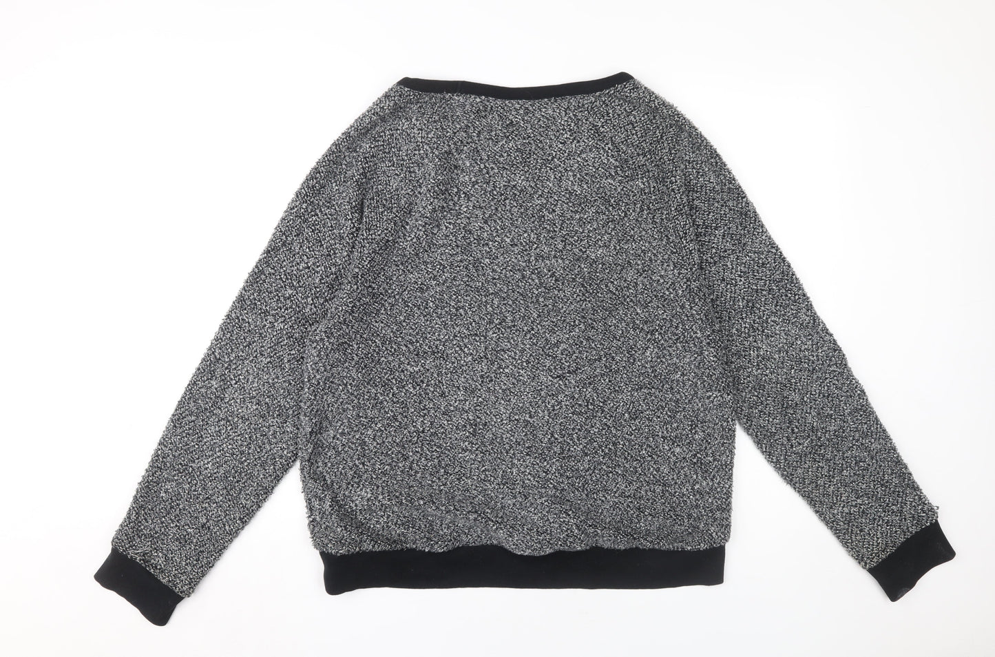 Topshop Women's Black Pullover Sweatshirt Size 14