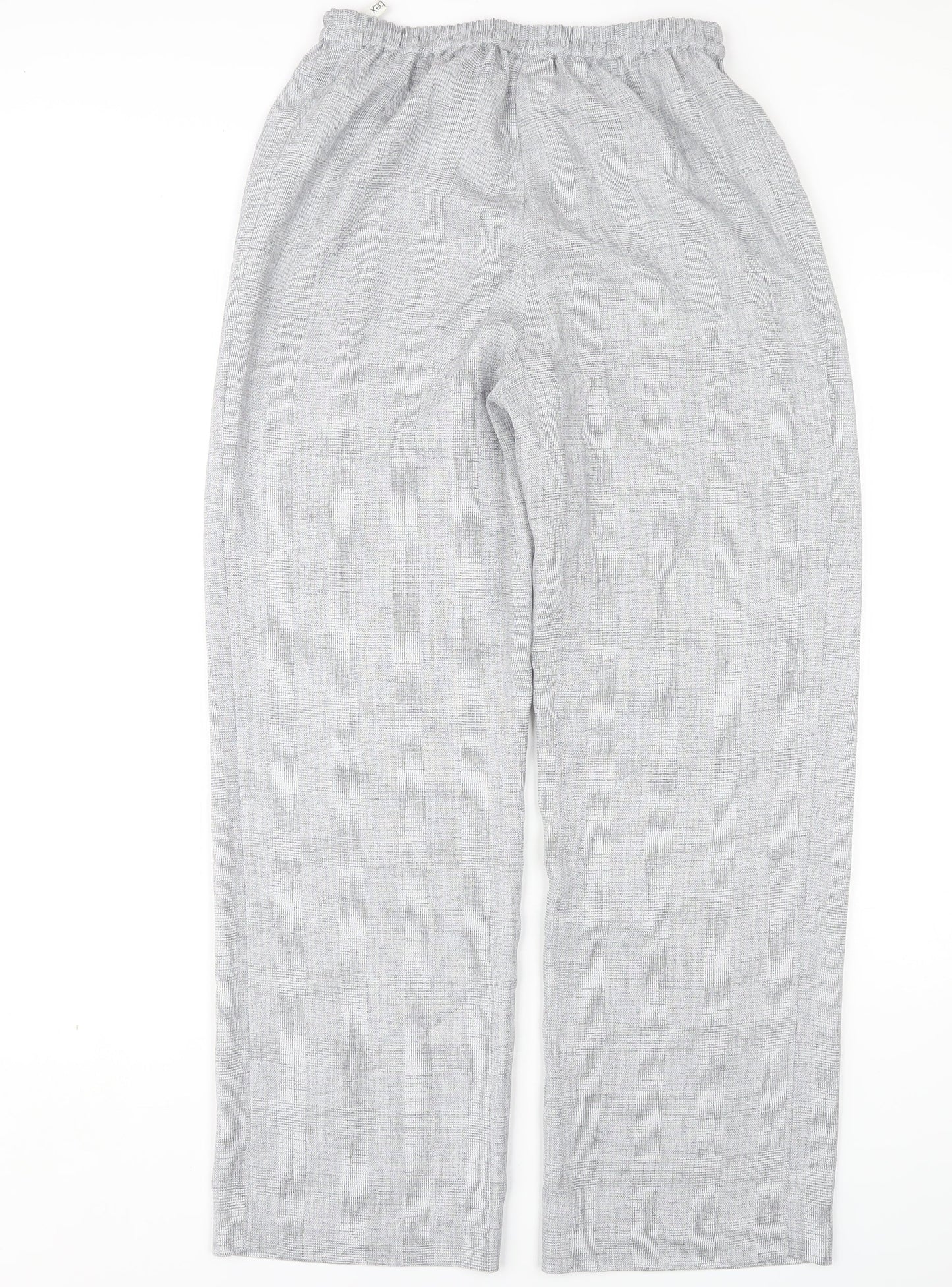 Eastex Women's Grey Straight Leg Trousers Size 10