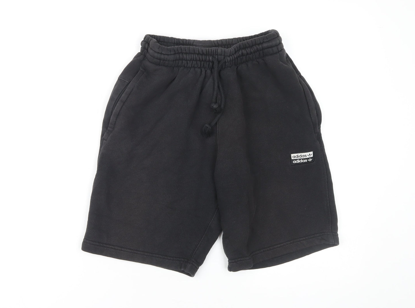 Adidas Unisex Black XS Sweat Shorts, Casual Comfy Fit