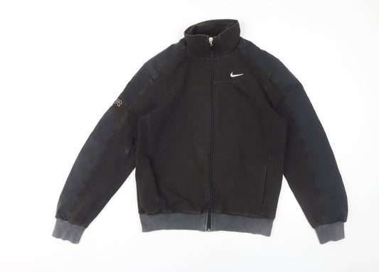 Nike Unisex Black Bomber Jacket Medium Casual