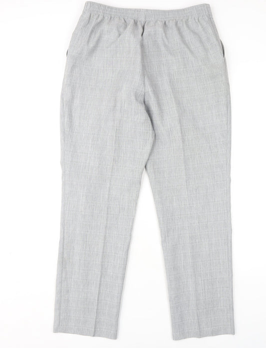 Marks and Spencer Women's Grey Trousers Size 12 Workwear